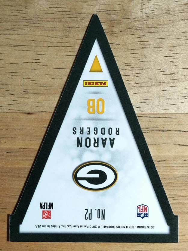 2015 Panini Contenders Pennants #2 Aaron Rodgers