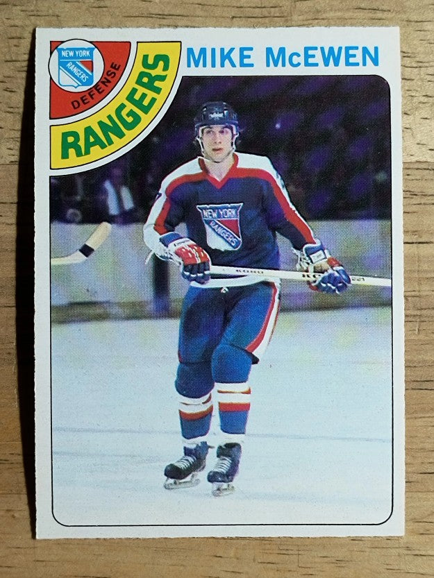 1978-79 O-Pee-Chee #187 Mike McEwen (NM)