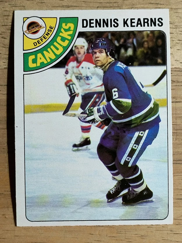 1978-79 O-Pee-Chee #191 Dennis Kearns (EX)