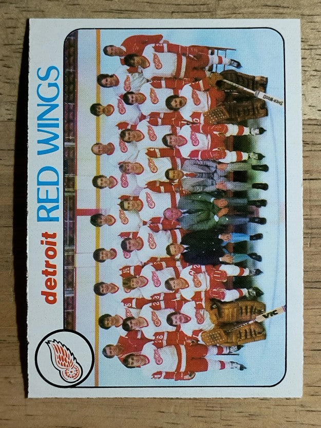 1978-79 O-Pee-Chee #197 Red Wings Team (NM)