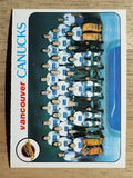 1978-79 O-Pee-Chee #207 Canucks Team (NM)