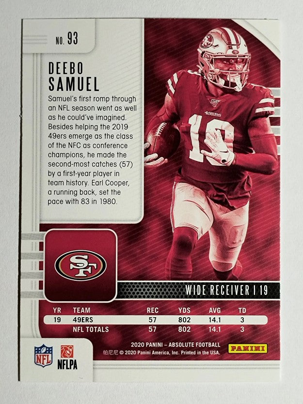 2020 Absolute Retail #93 Deebo Samuel