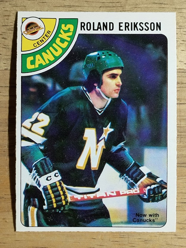 1978-79 O-Pee-Chee #241 Roland Eriksson (EXMT)