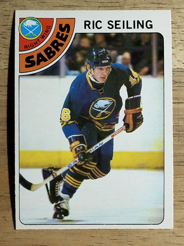 1978-79 O-Pee-Chee #242 Ric Seiling RC (EXMT)