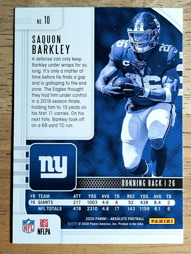 2020 Absolute Retail #10 Saquon Barkley