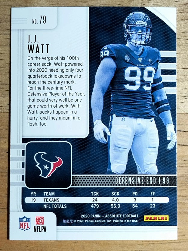 2020 Absolute Retail #79 J.J. Watt