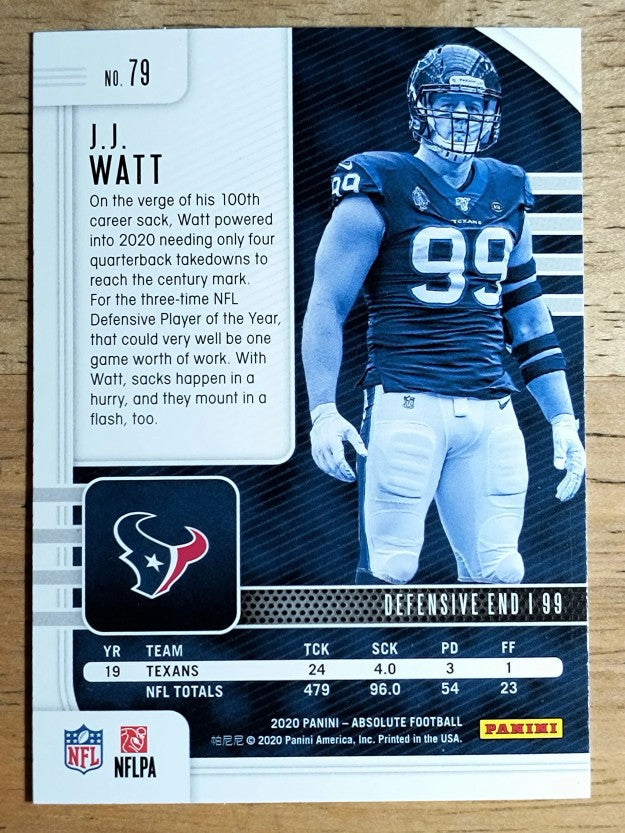 2020 Absolute Retail #79 J.J. Watt