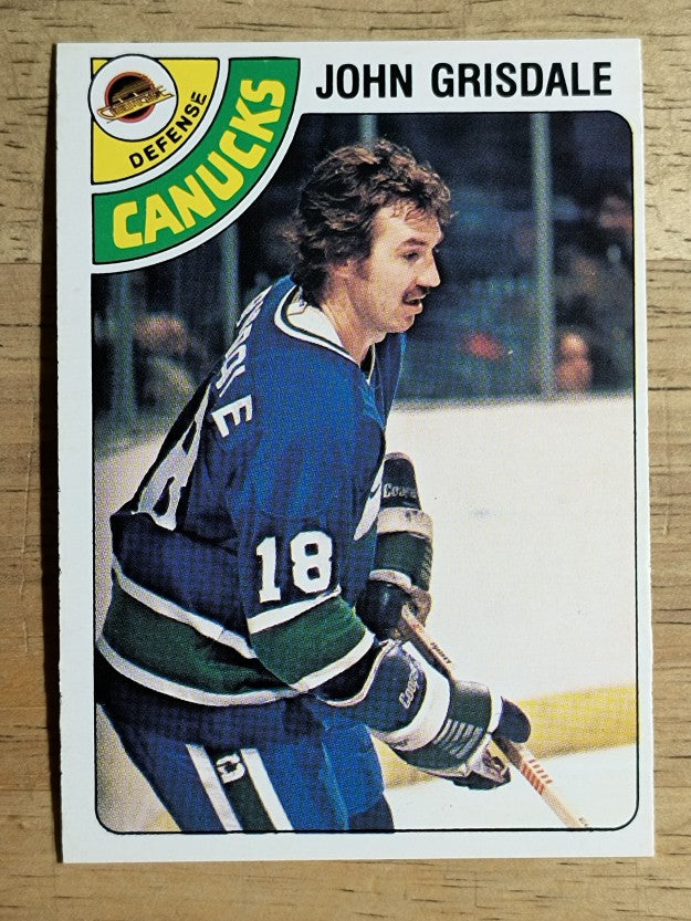 1978-79 O-Pee-Chee #318 John Grisdale (EXMT)