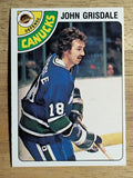 1978-79 O-Pee-Chee #318 John Grisdale (EXMT)