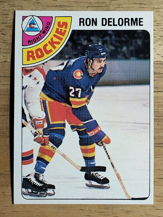 1978-79 O-Pee-Chee #323 Ron Delorme RC (NM)