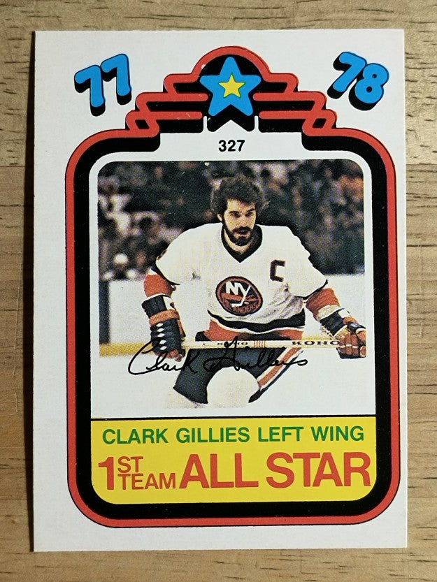 1978-79 O-Pee-Chee #327 Clark Gillies AS (EXMT)