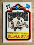 1978-79 O-Pee-Chee #327 Clark Gillies AS (EXMT)