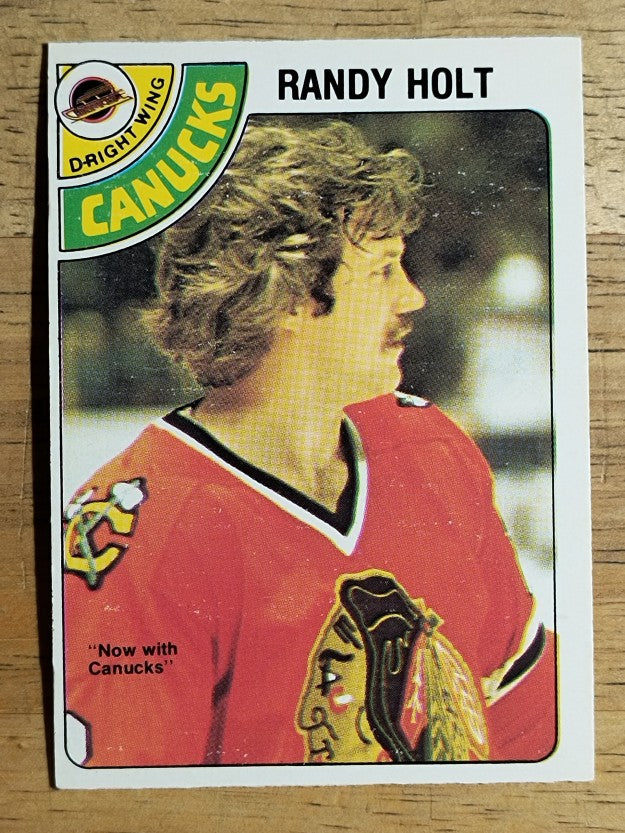 1978-79 O-Pee-Chee #341 Randy Holt (EX)