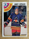 1978-79 O-Pee-Chee #378 Andy Spruce RC (EXMT)