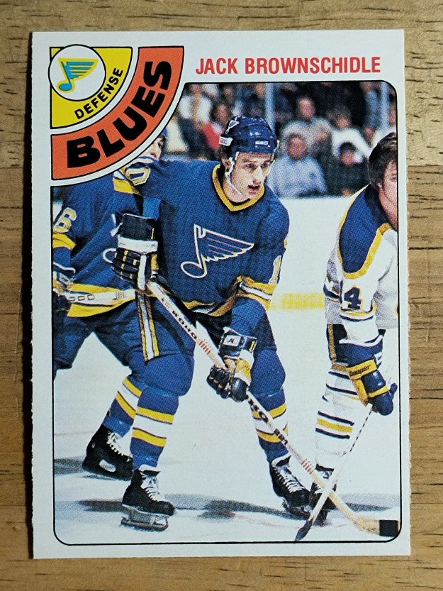 1978-79 O-Pee-Chee #379 Jack Brownschidle RC (EXMT)