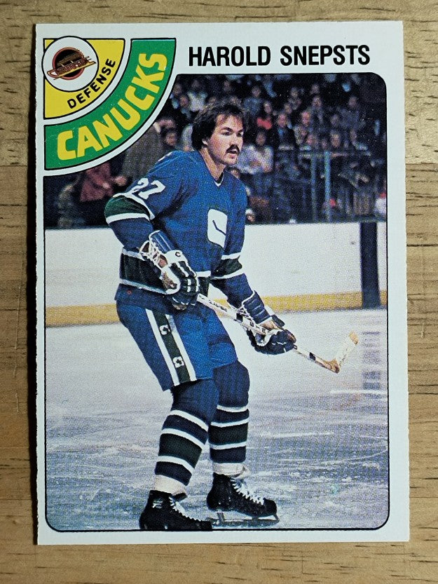 1978-79 O-Pee-Chee #380 Harold Snepsts (EXMT)