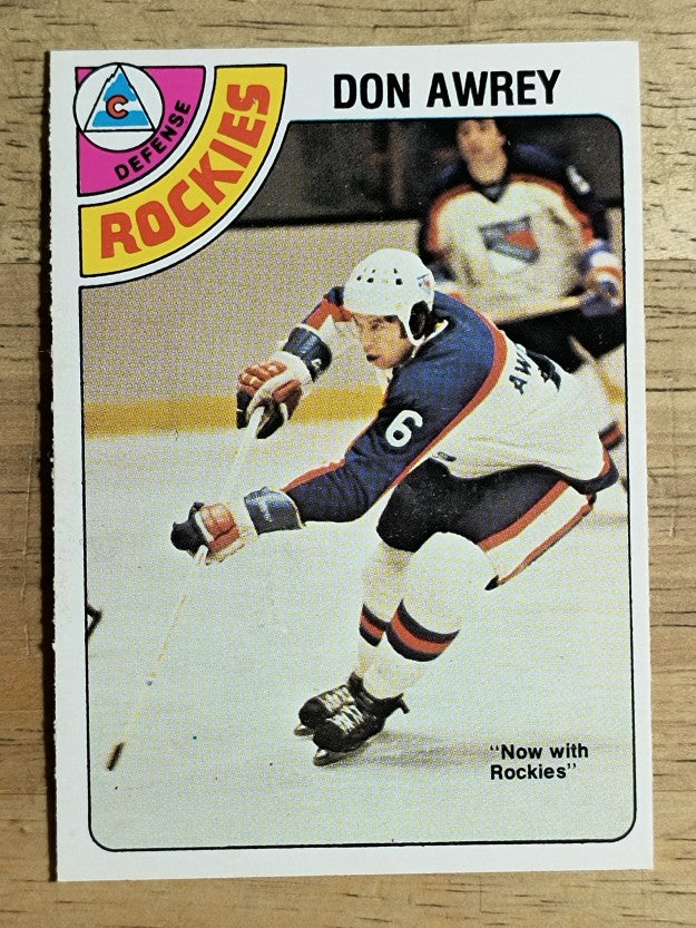 1978-79 O-Pee-Chee #383 Don Awrey (EXMT)