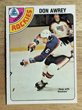 1978-79 O-Pee-Chee #383 Don Awrey (EXMT)