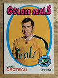 1971-72 O-Pee-Chee #17 Gary Croteau (EXMT)