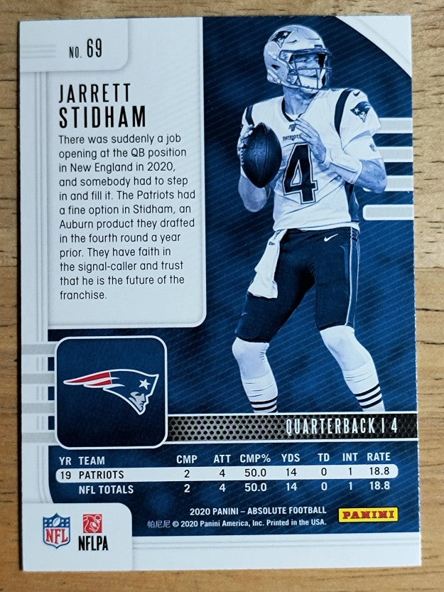 2020 Absolute Retail #69 Jarrett Stidham