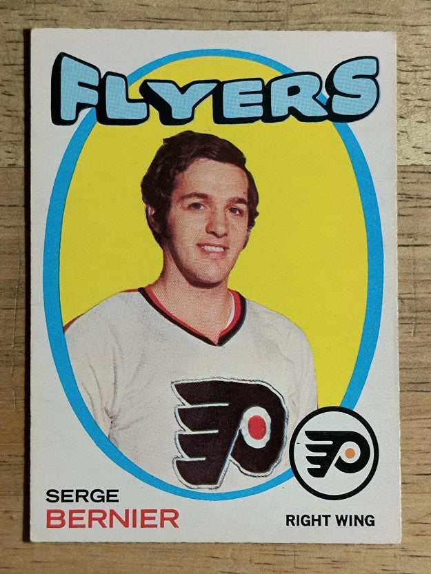 1971-72 O-Pee-Chee #19 Serge Bernier RC (EXMT)