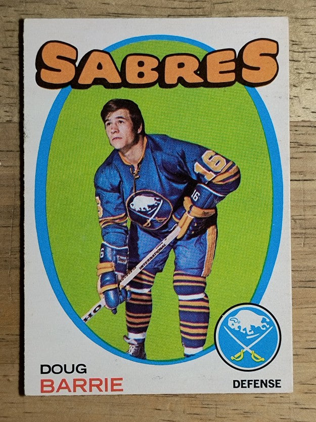 1971-72 O-Pee-Chee #22 Doug Barrie RC (EXMT)