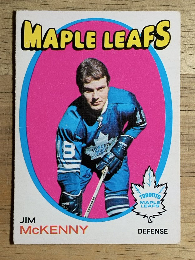 1971-72 O-Pee-Chee #43 Jim McKenny RC (VG)