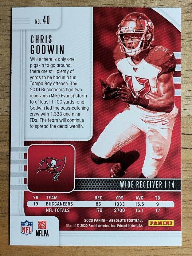 2020 Absolute Retail #40 Chris Godwin