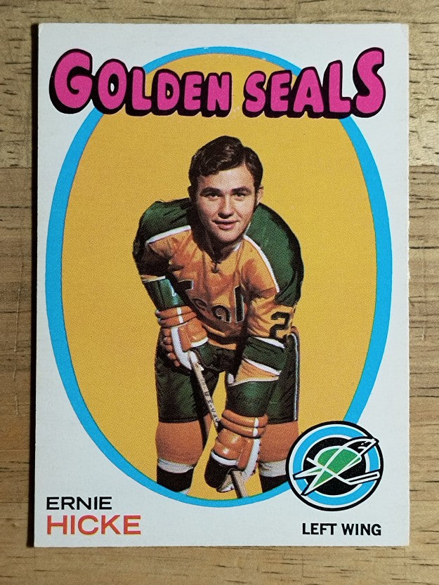 1971-72 O-Pee-Chee #61 Ernie Hicke RC (EXMT)