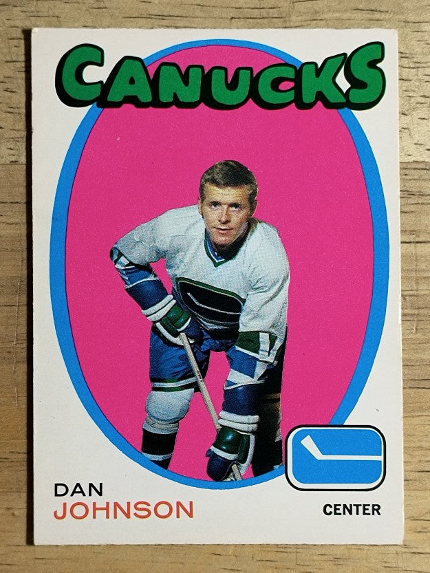 1971-72 O-Pee-Chee #95 Dan Johnson RC (EX)