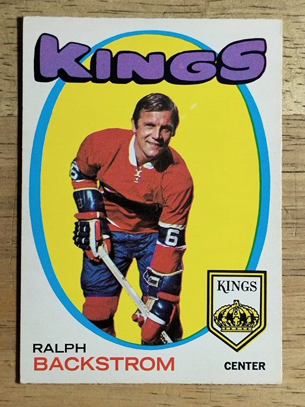 1971-72 O-Pee-Chee #108 Ralph Backstrom (EXMT)
