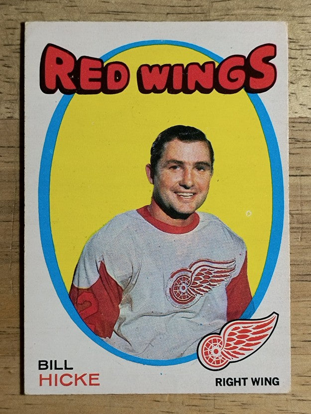 1971-72 O-Pee-Chee #142 Bill Hicke (VGEX)