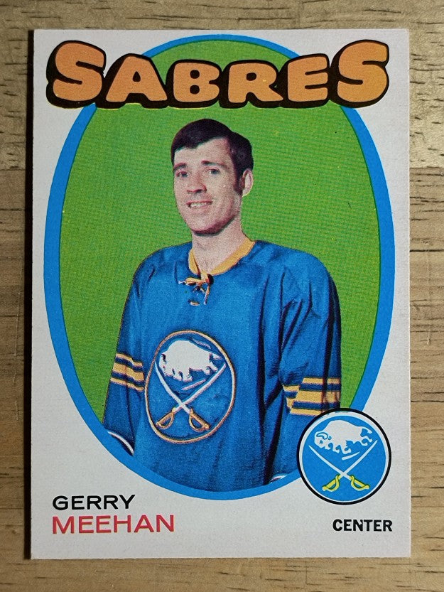 1971-72 O-Pee-Chee #160 Gerry Meehan (EXMT)