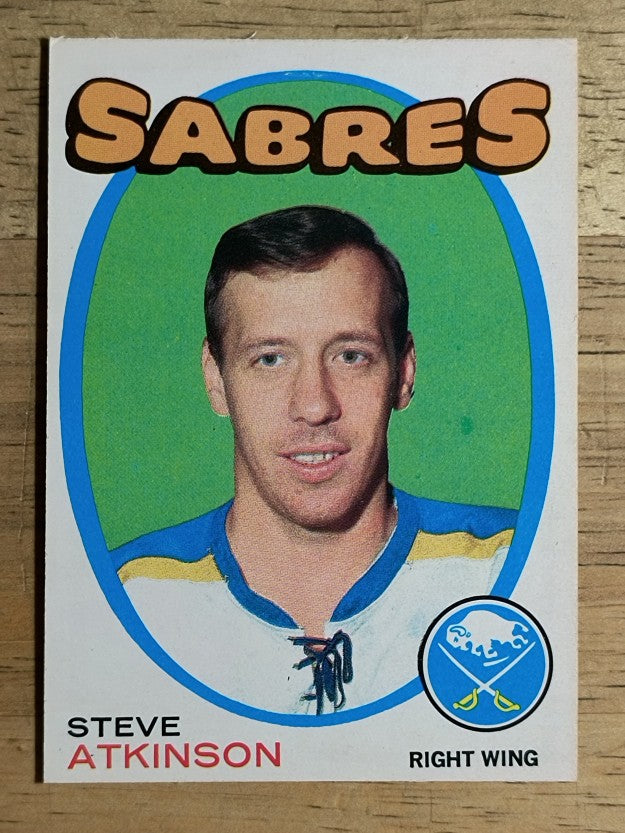 1971-72 O-Pee-Chee #162 Steve Atkinson RC (EXMT)