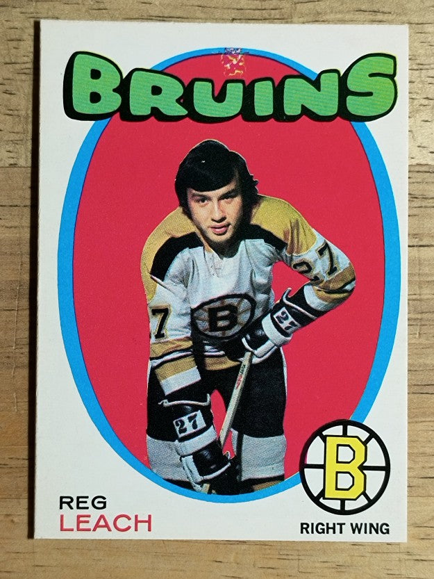 1971-72 O-Pee-Chee #175 Reggie Leach RC (EXMT)