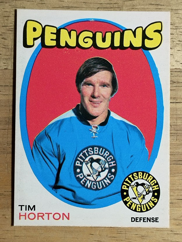 1971-72 O-Pee-Chee #186 Tim Horton (NM)