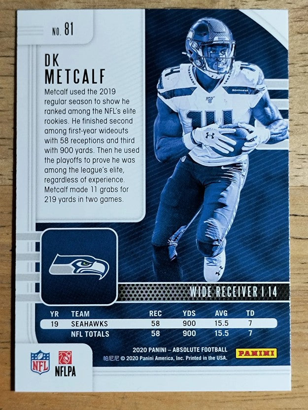 2020 Absolute Retail #81 D.K. Metcalf
