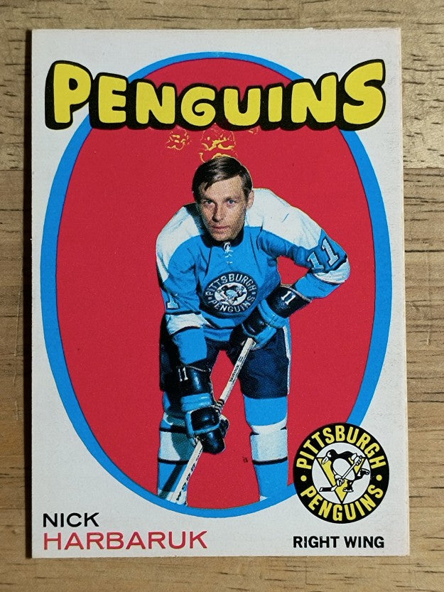1971-72 O-Pee-Chee #191 Nick Harbaruk RC (EX)