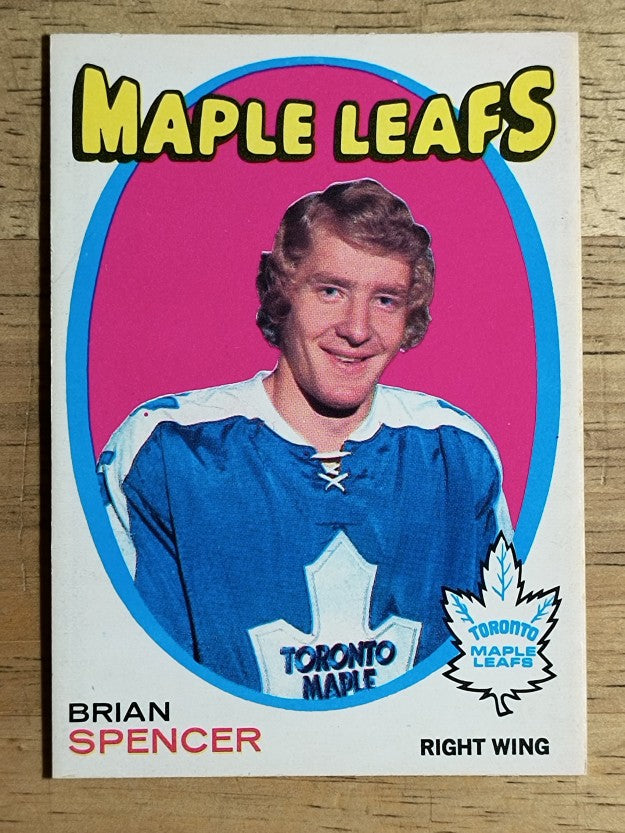 1971-72 O-Pee-Chee #198 Brian Spencer RC (EX)