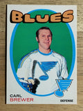 1971-72 O-Pee-Chee #222 Carl Brewer (NM)