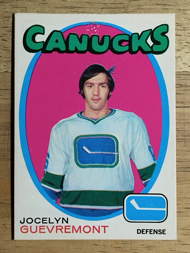 1971-72 O-Pee-Chee #232 Jocelyn Guevremont RC (NM)