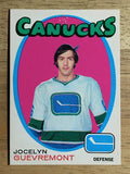 1971-72 O-Pee-Chee #232 Jocelyn Guevremont RC (NM)