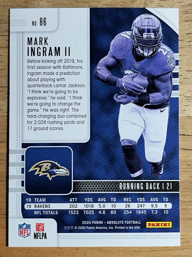 2020 Absolute Retail #86 Mark Ingram II