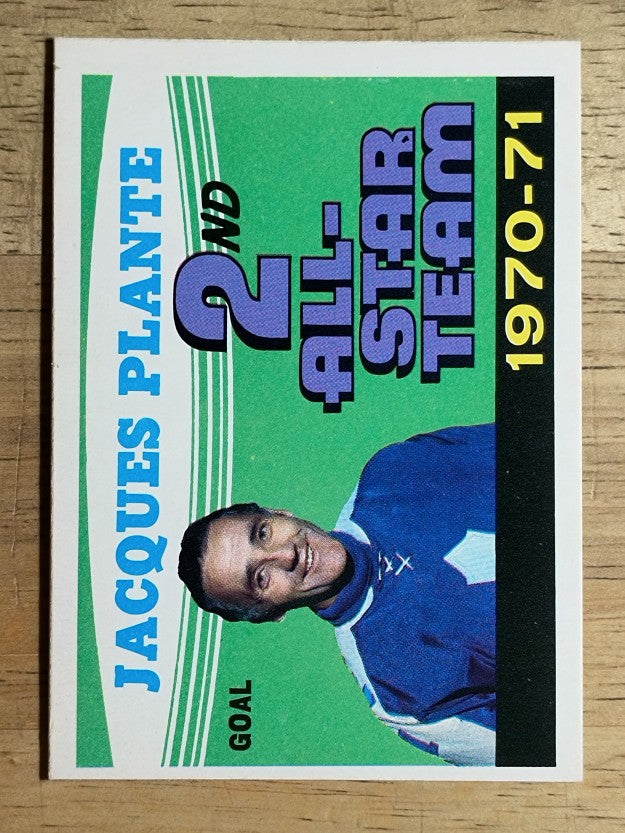 1971-72 O-Pee-Chee #256 Jacques Plante AS2 (NM)