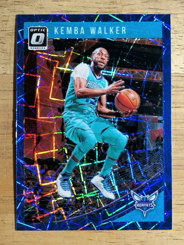2018-19 Donruss Optic Blue Velocity #8 Kemba Walker