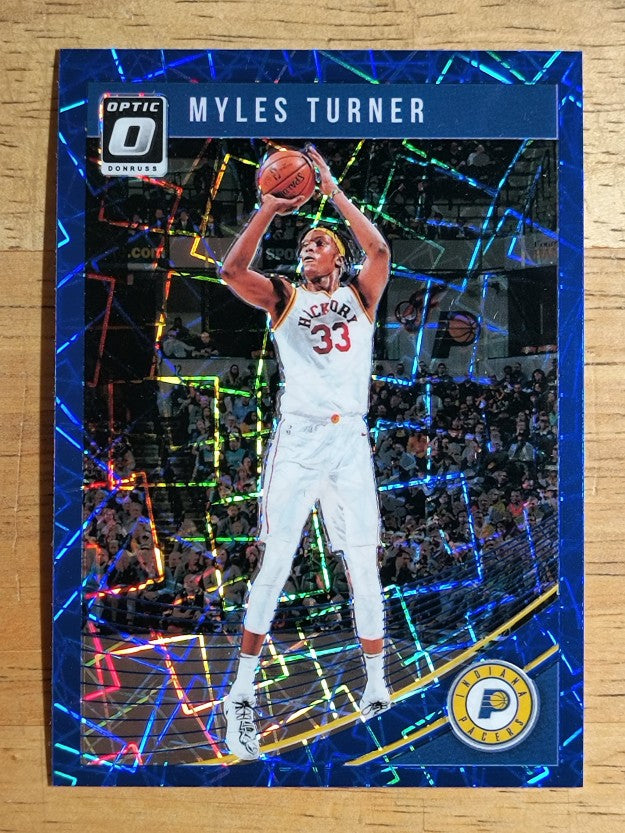 2018-19 Donruss Optic Blue Velocity #142 Myles Turner