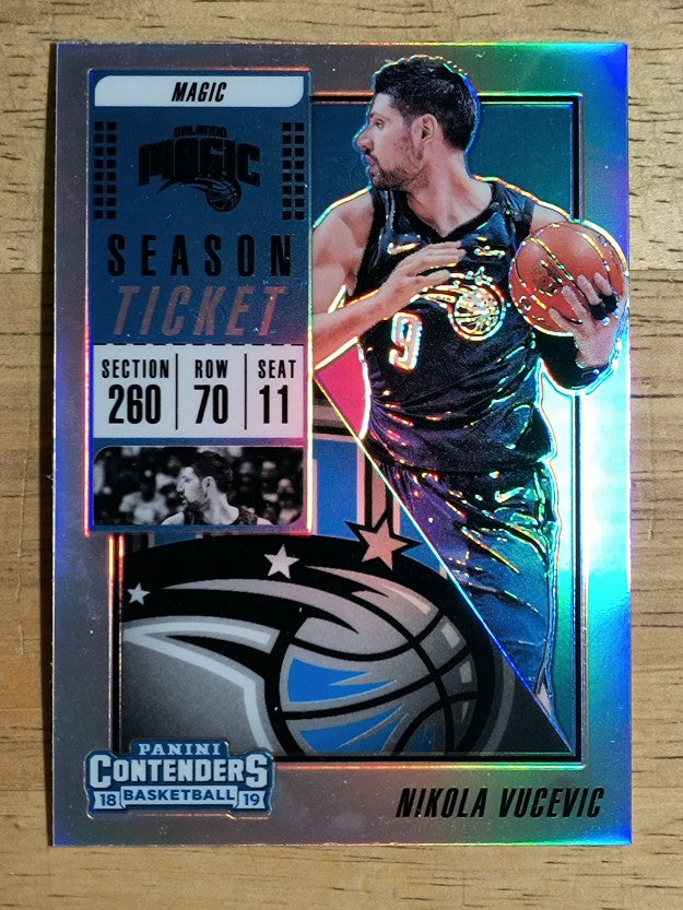 2018-19 Panini Contenders Premium #5 Nikola Vucevic