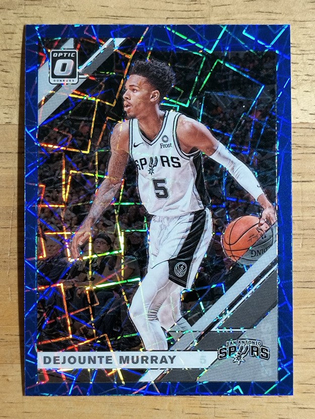 2019-20 Donruss Optic Blue Velocity #107 Dejounte Murray
