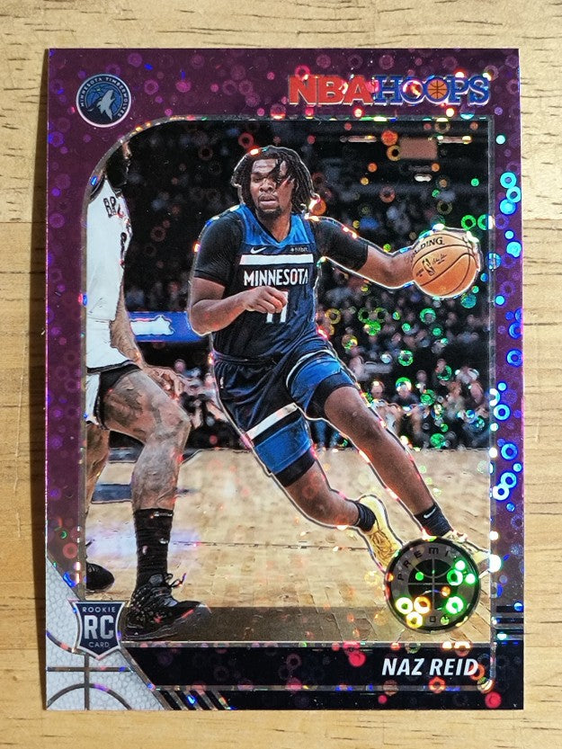 2019-20 Hoops Premium Stock Prizms Purple Disco #253 Naz Reid