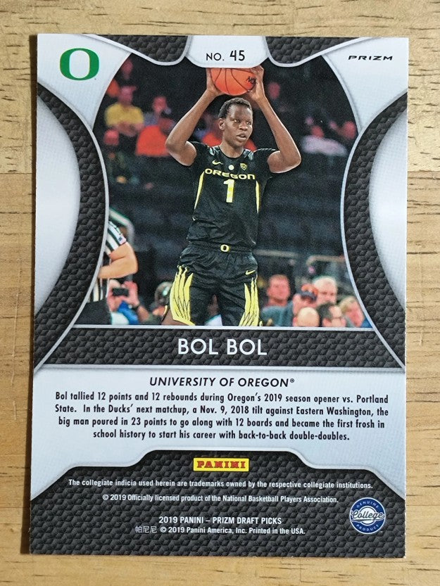 2019-20 Panini Prizm Draft Picks Prizms Pink Pulsar #45 Bol Bol